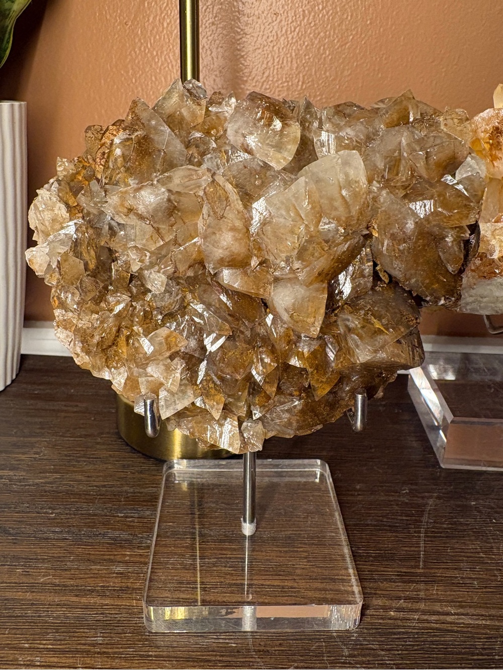 Golden Honey Dogtooth Calcite